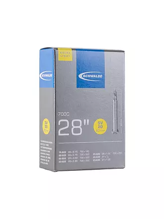 SCHWALBE | Fahrradschlauch Nr.20 Extra Light SV60 (28"/700C) | 